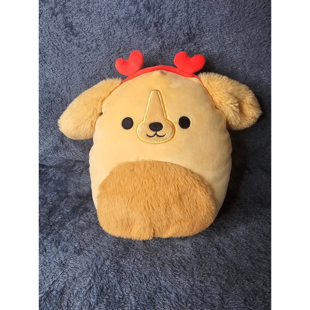 Squishmallows Finley the Dog 8" Golden Retriever Heart Headband Plush 2025